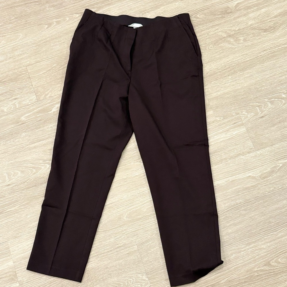 Burgundy women’s dress pants
